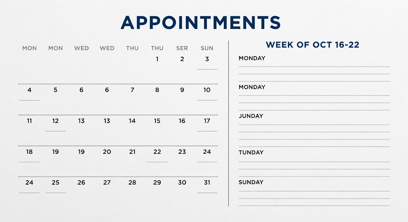 予約カレンダー